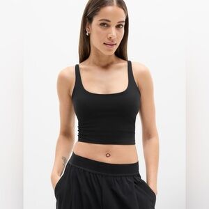 NWT Athleta Vitaform Cropped Black Tank Top